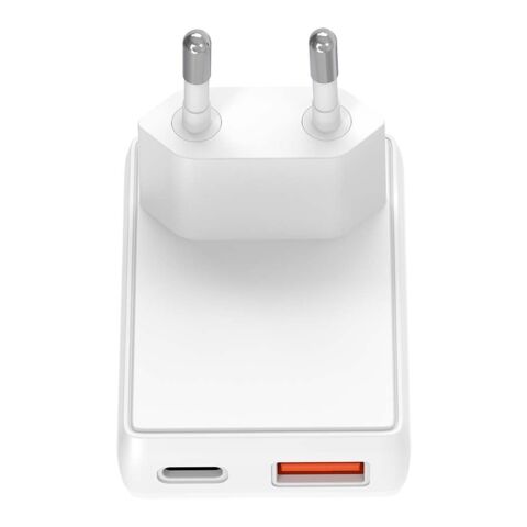 Cargador de pared SKROSS® Slim de 30 W para Europa blanco