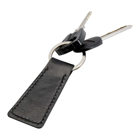 Llavero de plástico reciclado &quot;Puky&quot; Estándar | Negro intenso | sin montaje de publicidad | no disponible | no disponible