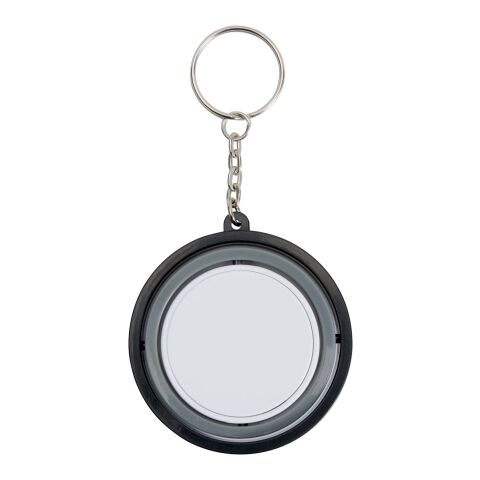 Llavero con giroscopio de plástico reciclado &quot;Spinx&quot; Estándar | Negro intenso | sin montaje de publicidad | no disponible | no disponible