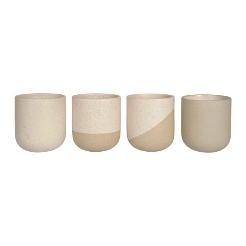 Juego de tazas para té y matcha Reclay de 350 ml de Originalhome blanco