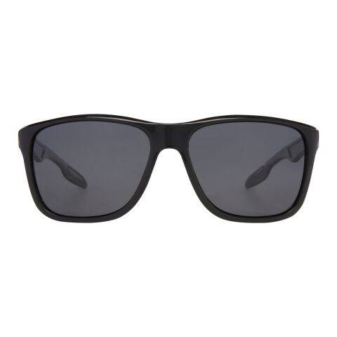Gafas de sol deportivas polarizadas en estuche de plástico reciclado &quot;Eiger&quot; Estándar | Negro | sin montaje de publicidad | no disponible | no disponible