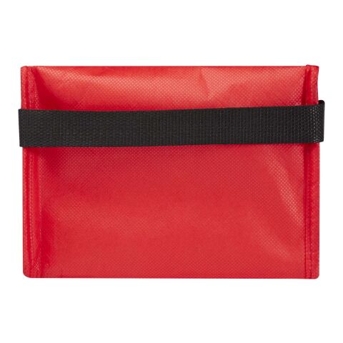 Bolsa isotérmica para 6 latas no tejida de material reciclado GRS de 4 l "Spectrum" Estándar | Rojo | sin montaje de publicidad | no disponible | no disponible