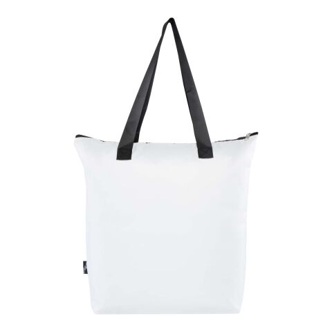 Bolsa Tote nevera plegable de RPET de 15 litros &quot;EcoFold&quot; Estándar | blanco | sin montaje de publicidad | no disponible | no disponible | no disponible