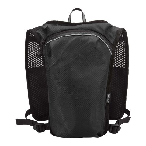 Chaleco de running de material reciclado con certificado GRS y mochila de hidratación de 5&nbsp;L "Nomad" Estándar | Negro intenso | sin montaje de publicidad | no disponible | no disponible | no disponible