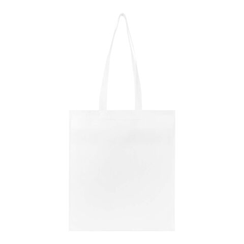 Bolsa Tote de 6 l para convenciones de material no tejido reciclado con certificado GRS &quot;EcoSeal&quot; Estándar | Blanco | sin montaje de publicidad | no disponible | no disponible | no disponible