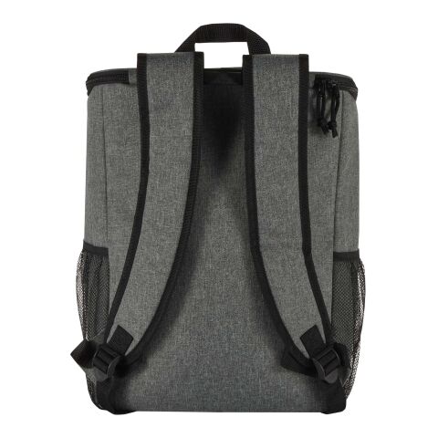 Mochila picnic nevera de 20l con material reciclado GRS incluyendo set de cubiertos "Tundra" Estándar | Gris Mezcla | sin montaje de publicidad | no disponible | no disponible | no disponible