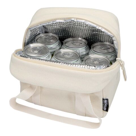 Bolsa nevera de 5l con material reciclado GRS "Recanvas" Estándar | Sandstone | sin montaje de publicidad | no disponible | no disponible