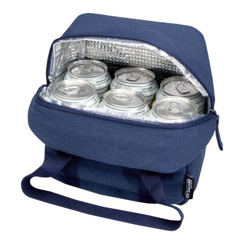 Bolsa nevera de 5l con material reciclado GRS "Recanvas" Azul profundo