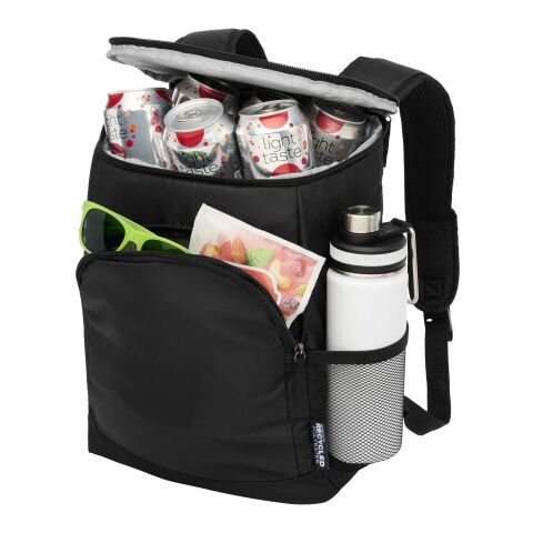 Chillpack mochila isotérmica para 18 latas reciclado con certificado GRS Estándar | Negro intenso | sin montaje de publicidad | no disponible | no disponible | no disponible