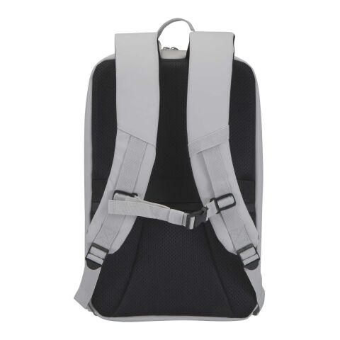 Mochila para portátil SMART de 15" fabricada con material reciclado GRS, 18 l Gris claro