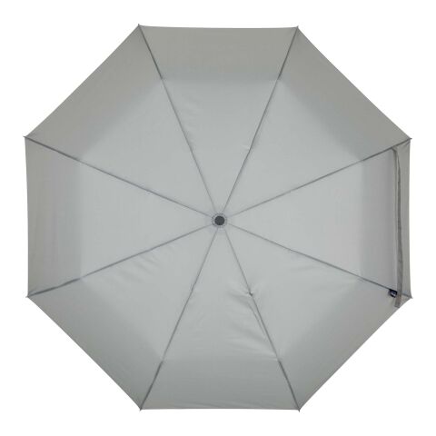 Paraguas plegable SMART de 21" fabricado en RPET Gris claro