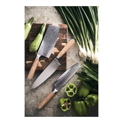 VINGA Cuchillo Hattasan Damascus Santoku acero | sin montaje de publicidad | no disponible | no disponible