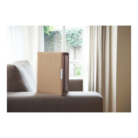 Porta documentos A4 en corcho marrón | sin montaje de publicidad | no disponible | no disponible