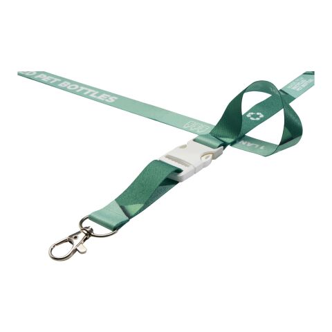 Lanyard de PET reciclado "Bucks" blanco-blanco | 15mm | Sublimación | por todas partes, al frente | 15 mm x 900 mm