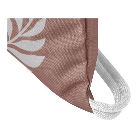 Bolsa con cuerdas en sublimación de rPET &quot;Clif&quot; blanco-blanco | sin montaje de publicidad | no disponible | no disponible