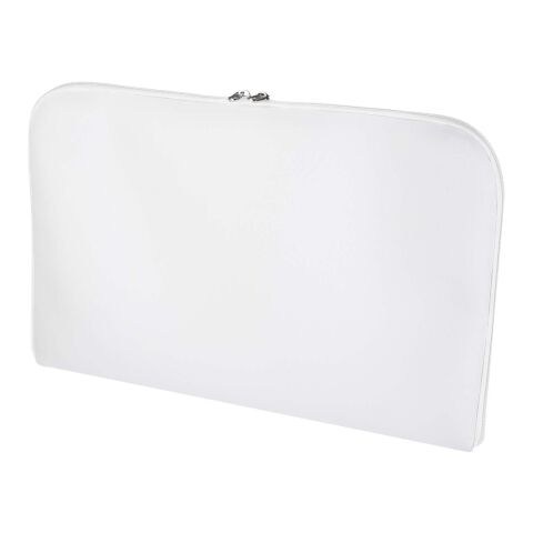 Funda para portátil de 17&quot; con sublimación &quot;Mila&quot; blanco-blanco | sin montaje de publicidad | no disponible | no disponible