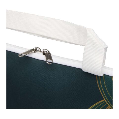 Funda para portátil Mylo de 17" con estampado por sublimación blanco