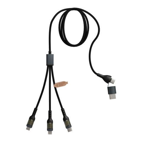 Soporte para teléfono plegable con cable de carga 3 en 1 &quot;SCX.design O32&quot; Metal de arma | sin montaje de publicidad | no disponible | no disponible