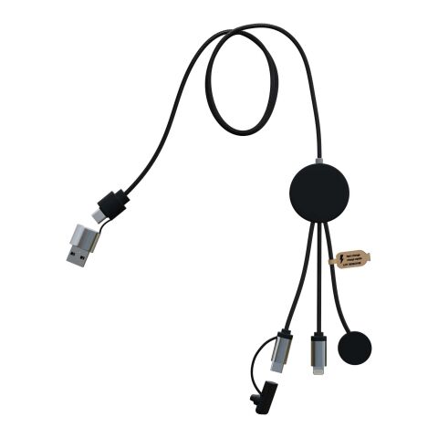 Cable de carga de reloj inteligente 7 en 1 &quot;SCX.design C34&quot; Negro intenso | Not applicable | sin montaje de publicidad | no disponible | no disponible