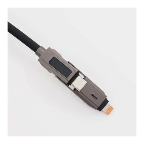 Cable de carga SCX.design C43 de 65 W Negro intenso