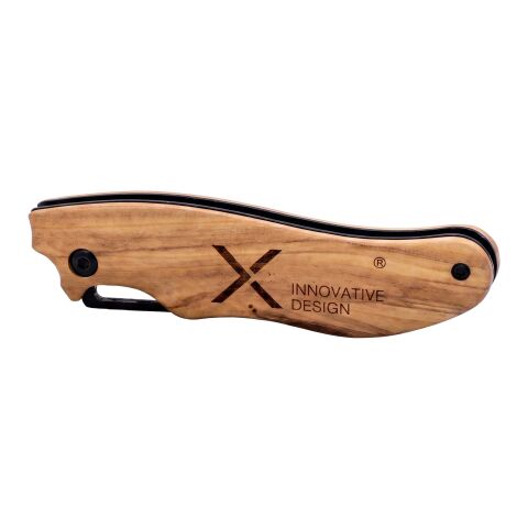 Cuchillo plegable de madera de olivo T33 de SCX.design Madera