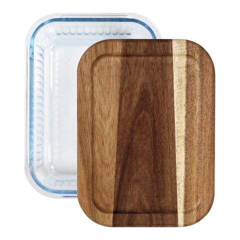 Fiambrera Citizen Green Purlunch de 1000 ml de vidrio de borosilicato blanco