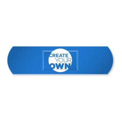 10 tiritas personalizables con bolsita de papel impresa a todo color blanco | Impresión Digital | Parte frontal | 74 mm x 125 mm