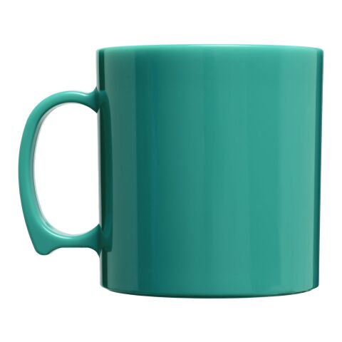 Taza de plástico estándar de 300 ml Azul aqua | sin montaje de publicidad | no disponible | no disponible