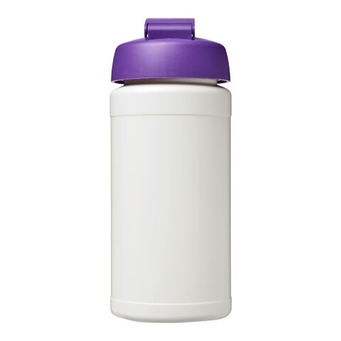 Bidón deportivo con Tapa Flip de 500 ml Baseline™ Plus Transparente claro-Morado | sin montaje de publicidad | no disponible | no disponible