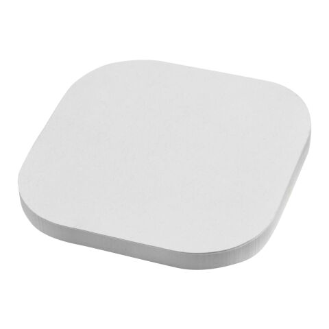 Libreta con notas adhesivas de material reciclado con forma de flecha &quot;Sticky-Mate®&quot; Blanco | sin montaje de publicidad | no disponible | no disponible