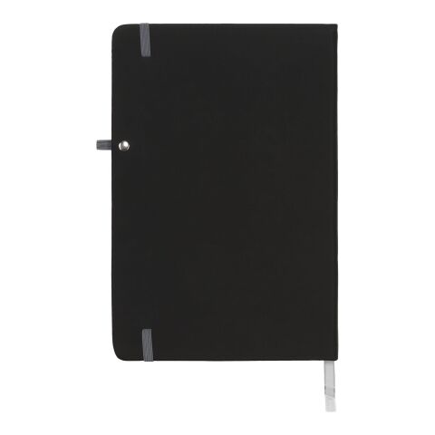 Libreta A5 de tacto suave &quot;Noir Medium&quot; Estándar | Negro intenso-Gris | sin montaje de publicidad | no disponible | no disponible