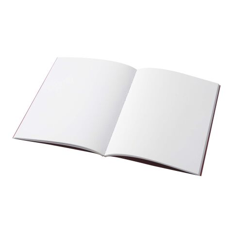 Libreta A5 de tapa blanda con 50 hojas de papel reciclado "Novella Austen" Rojo