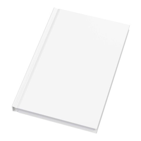 Libreta de tapa dura brillante A5 con 100 hojas "Novella Brontë" Blanco | sin montaje de publicidad | no disponible | no disponible