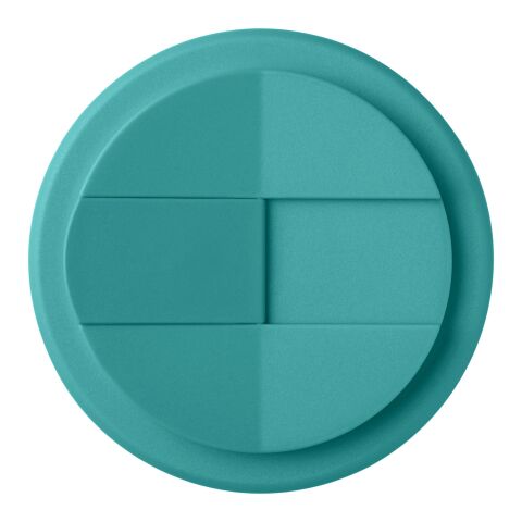 Vaso con aislamiento de 350 ml con tapa antigoteo &quot;Americano®­­ Renew&quot; Azul arrecife | sin montaje de publicidad | no disponible | no disponible