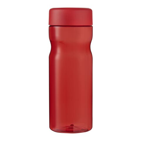 Bidón deportivo con tapa de rosca de 650&nbsp;ml "H2O Eco Base" Rojo-Rojo | sin montaje de publicidad | no disponible | no disponible