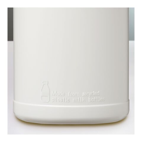 Bidón deportivo con tapa Flip de material reciclado de 500 ml &quot;Baseline&quot; Transparente-Azul | sin montaje de publicidad | no disponible | no disponible