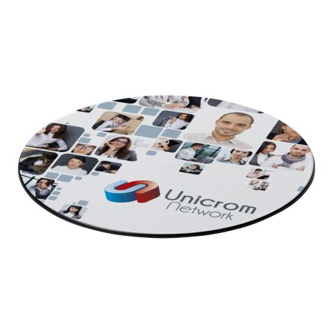 Posavasos redondo Brite-Mat® Negro | sin montaje de publicidad | no disponible | no disponible