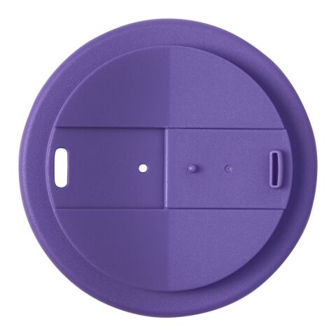 Brite-Americano Espresso® 250 ml con tapa antigoteo Transparente-Morado | sin montaje de publicidad | no disponible | no disponible