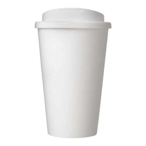 Vaso isotérmico Brite-Americano® POP 350 ml con tapa antiderrame Blanco | sin montaje de publicidad | no disponible | no disponible