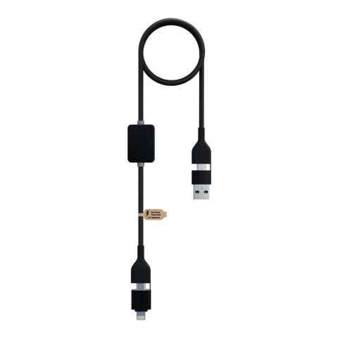 Cable de carga con interruptor de 60&nbsp;W y logotipo retroiluminado "SCX.design C32" Estándar | Negro intenso | sin montaje de publicidad | no disponible | no disponible