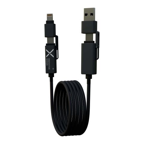 Cable de carga de silicona magnético de 100&nbsp;W "SCX.design C59" Estándar | Negro intenso | sin montaje de publicidad | no disponible | no disponible