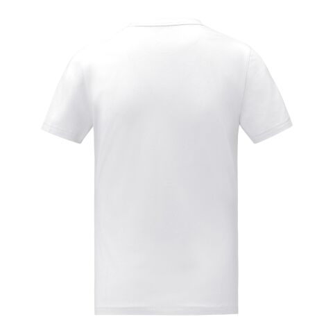 Camiseta de manga corta y cuello en V para hombre "Somoto" Blanco | S