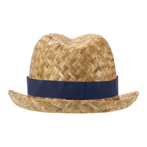 Sombrero de paja &quot;Pricus&quot; Azul marino-Natural | sin montaje de publicidad | no disponible | no disponible | no disponible