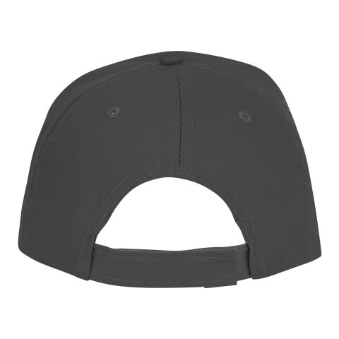 Gorra Ceto de 5 paneles con ribete Gris tormenta