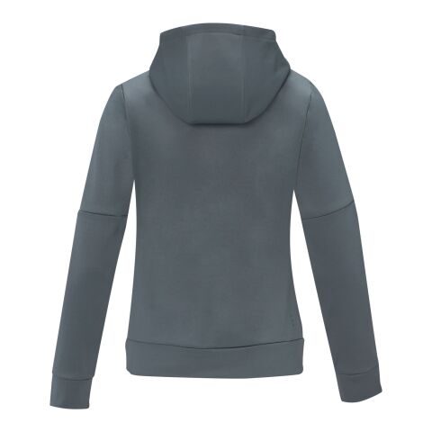 Sudadera anorak con capucha con media cremallera para mujer &quot;Sayan&quot; Estándar | Gris acero | M | sin montaje de publicidad | no disponible | no disponible | no disponible