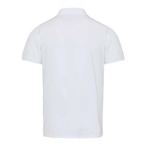 Polo de material reciclado orgánico de 220&nbsp;g/m² con certificado OCS de manga corta unisex "Beryl" Estándar | Blanco | XS | sin montaje de publicidad | no disponible | no disponible | no disponible