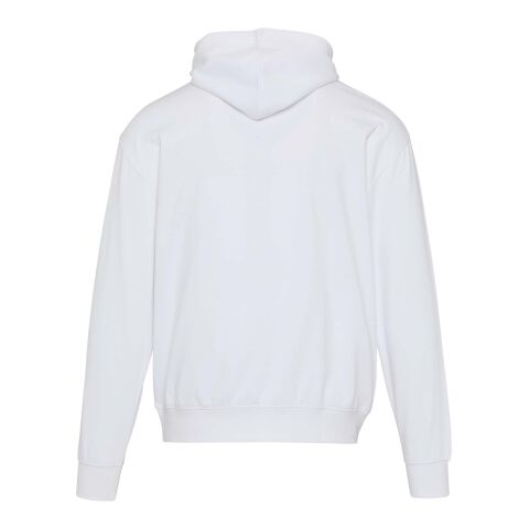 Sudadera oversize con capucha unisex orgánica con certificado OCS de 280 g/m2 "Boris" Estándar | Blanco | XXS | sin montaje de publicidad | no disponible | no disponible | no disponible