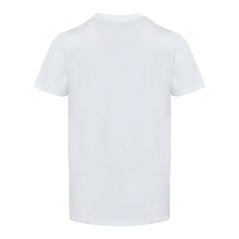Camiseta orgánica unisex de 200 g/m² con certificado OCS de manga corta y cuello de pico "Balfour" Estándar | Blanco | M | sin montaje de publicidad | no disponible | no disponible | no disponible