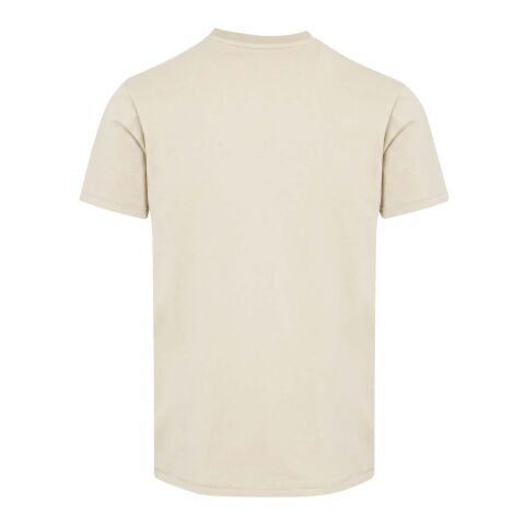 Camiseta orgánica unisex de 200 g/m² con certificado OCS de manga corta y cuello de pico "Balfour" Sandstone | XL