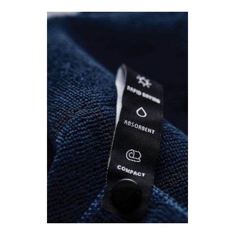 VINGA Toalla de RPET con secado activo 40x80 azul | sin montaje de publicidad | no disponible | no disponible | no disponible